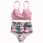 2022 New High-Waisted Sexy Printed Bikini Swimsuit