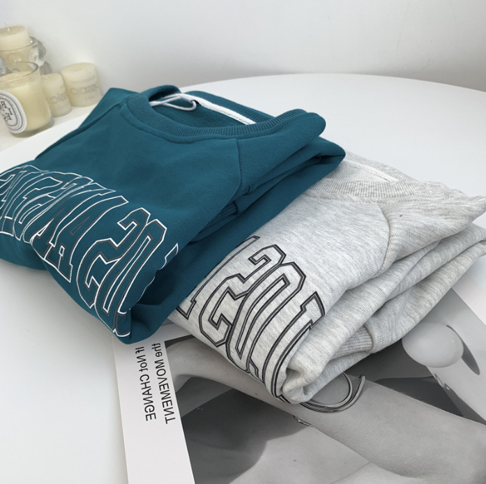 Letter Print Crew Neck Sweatshirt | Streetwear