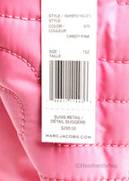 Marc Jacobs Medium Candy Pink Monogram Quilted Puffy Backpack | Streetwear