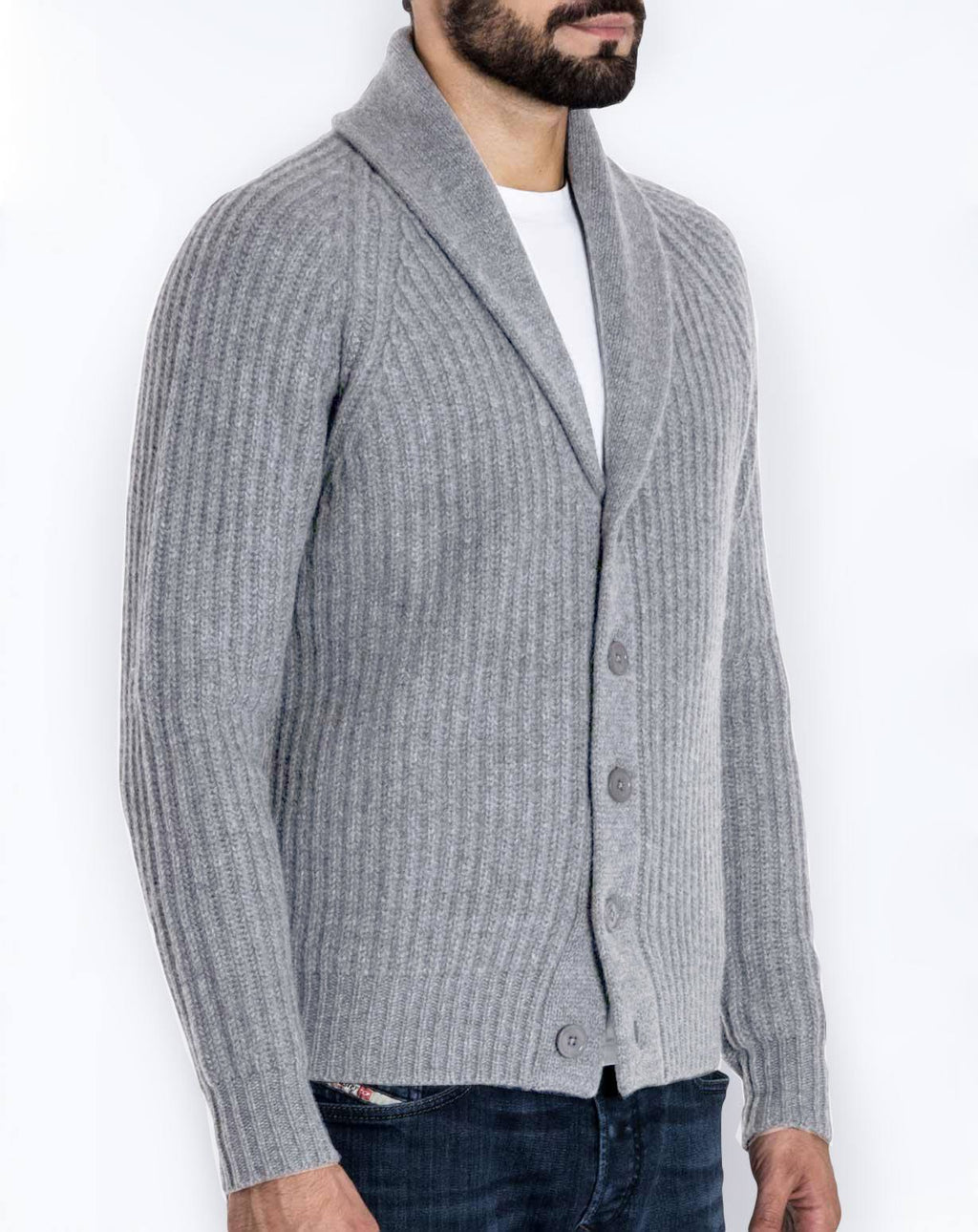 Men's Knitted Sweater Long Sleeve Cardigan