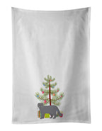 Scottish Fold Cat Christmas Kitchen Towel Set of 2