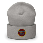 Tropical Maroon Beanie | Embroidered Cap