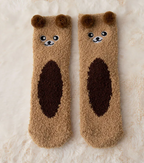 Cartoon Coral Fleece Socks