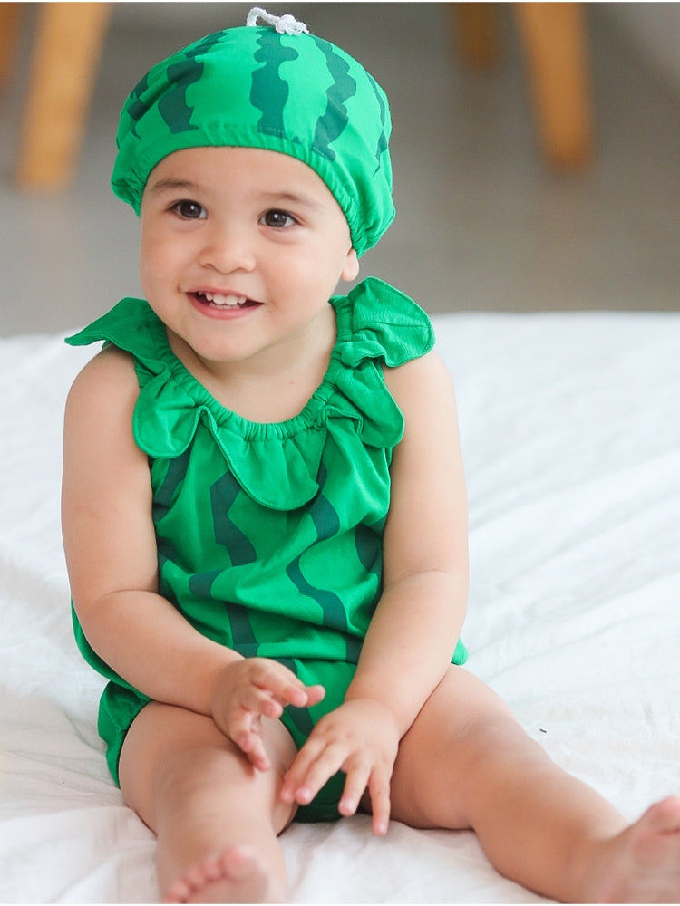 Augelute Summer Full Moon Baby Bodysuit (Fruit Design)
