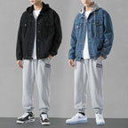 Men's Autumn Three-Piece Denim Jacket Set