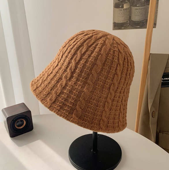 Women's Knitting Wool Fishing Hat for Fashion | Embroidered Cap