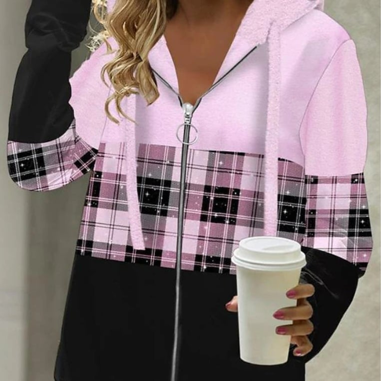 Loose Retro Hooded Zipper Sweatshirt | Streetwear