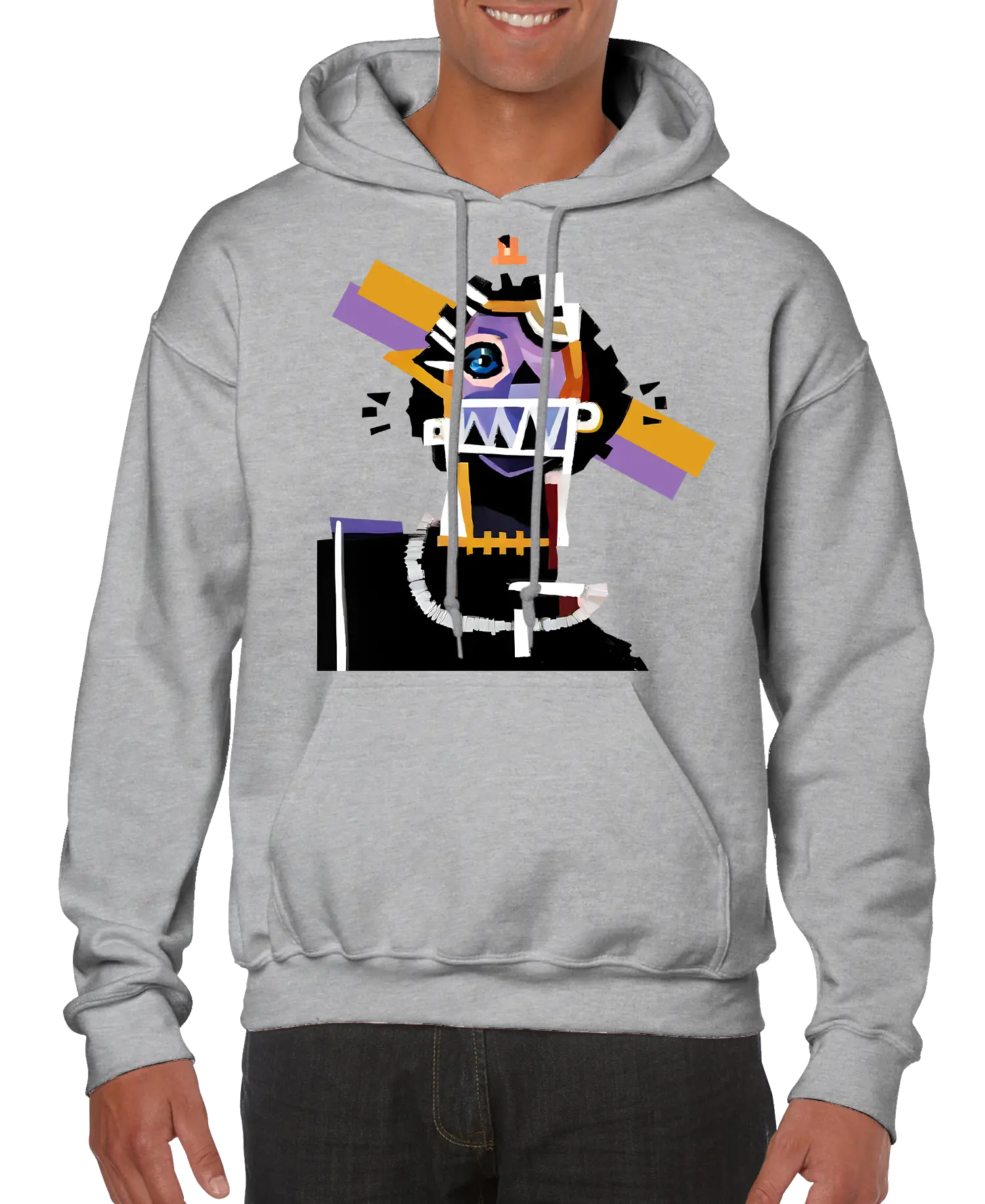 Neocubism Artwork Men’s Hoodie | Streetwear