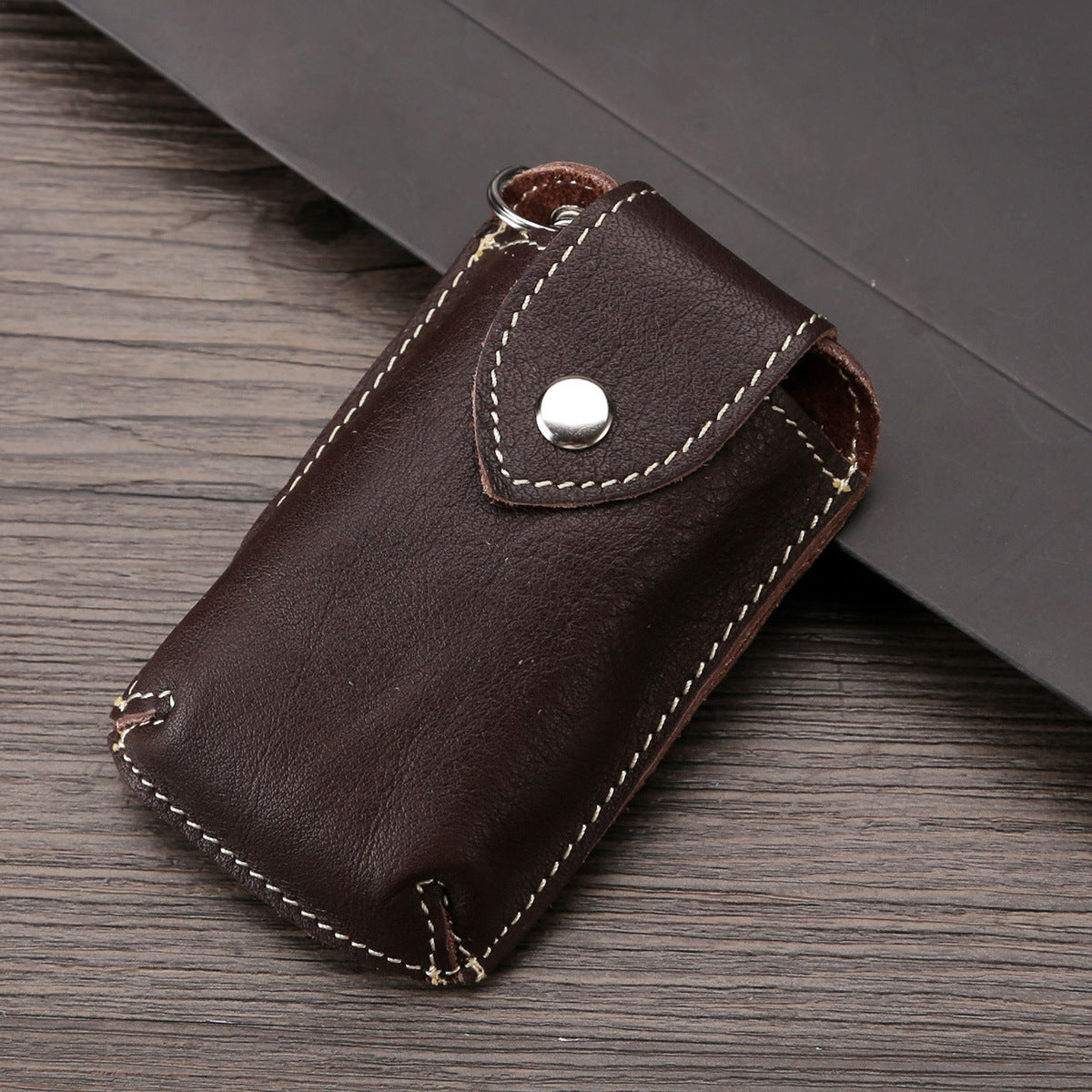 Leather Car Key Holder with Custom Logo | Accessory