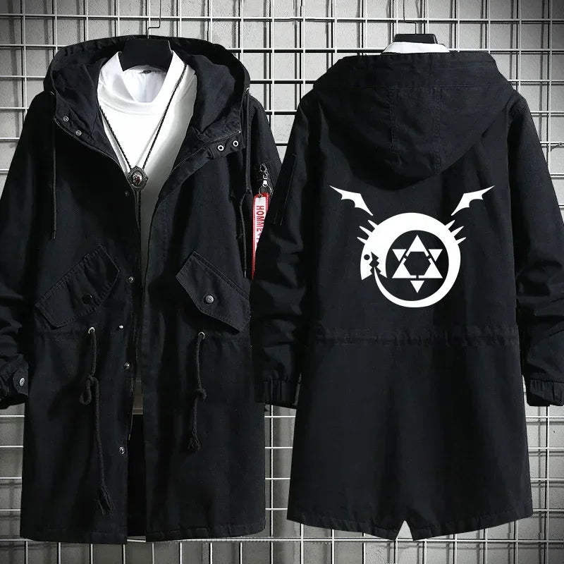 Anime Fullmetal Alchemist Edward Elric Hoodie Coat | Streetwear