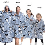 Sweater Hooded Thickened Plus-sized Men's And Women's Homewear