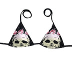 2020 Women's Skull Print Bikini - Sexy Two-Piece Swimwear