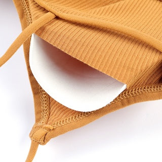 Summer Women's Cotton No Steel Ring Bra Tube Top