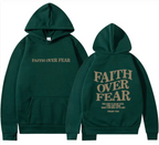 Faith Over Fear Christian Hoodie | Faith Streetwear