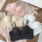 Lace Bralette Set for Women with Adjustable Design