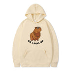 Cute Capybara Hoodie - Korean Style Loose Sweater | Streetwear