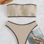2023 Fashionable Women's Strapless Slim Swimsuit Bulk