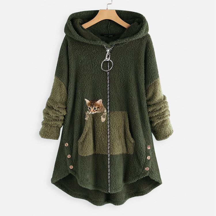 Harajuku Style Autumn Hooded Loose Sweater for Women