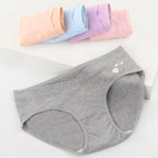 Women's Floral Embroidered Maternity Panties for Comfort