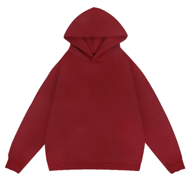 Loose All-matching Solid Color Sports Pullover Hooded Sweater Men | Streetwear