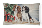 Cavalier Spaniel Christmas Throw Pillow