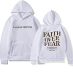 Faith Over Fear Christian Unisex Hoodie | Streetwear