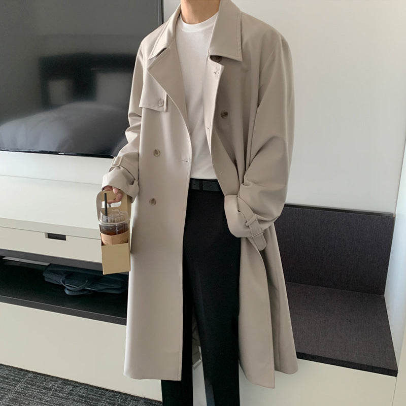Men's Coat - Trendy British Style, Korean Version