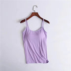 Plus Size Women's Modal Wireless Cami Bodysuit Top
