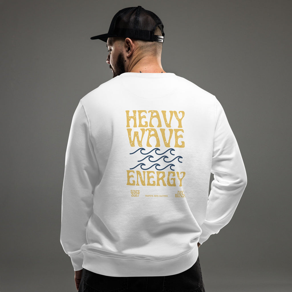 Men's Heavy Wave Energy Organic Sweatshirt | Streetwear
