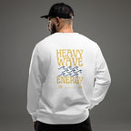 Men's Heavy Wave Energy Organic Sweatshirt | Streetwear