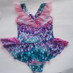 2023 Cute Mermaid Swimsuit for Girls (One-Piece)