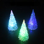 Colorful Christmas Tree with Acrylic Night Light Decor
