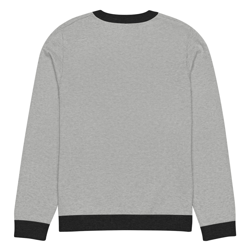 Knitted Whale Tail crew neck sweater