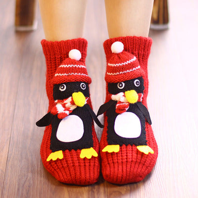 Thickened Middle Tube Adult Christmas Socks