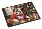 English Bulldog Cozy Christmas Doormat