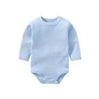 DANROL Baby Long Sleeve Cotton Bodysuit (Solid Color)