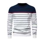 Atlantic Stripe Cotton Sweater for Men (One Piece)