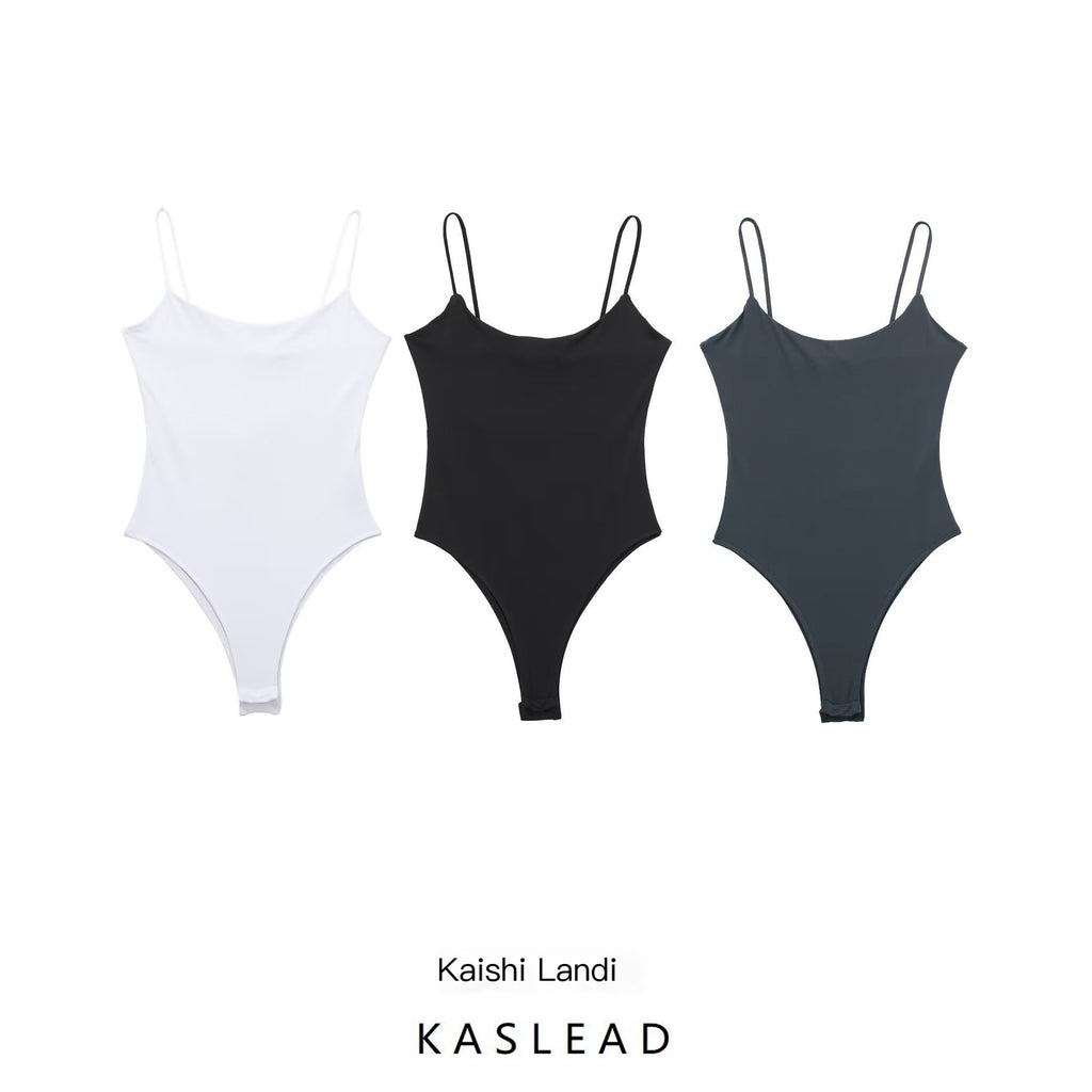 2023 Summer Women's Slim Fit Tank Bodysuit 3905002
