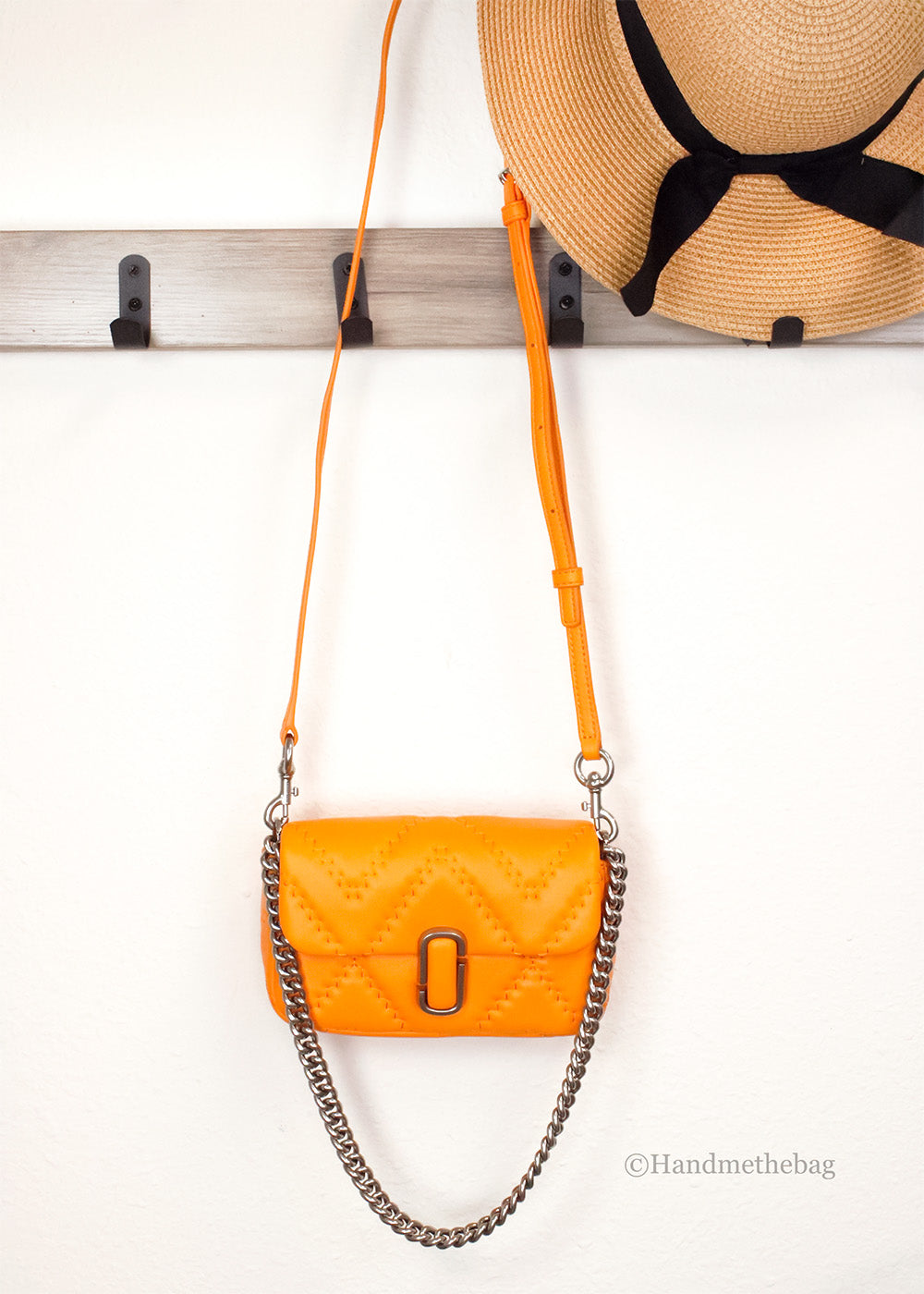 Marc Jacobs J Marc Mini Scorched Quilted Shoulder Bag
