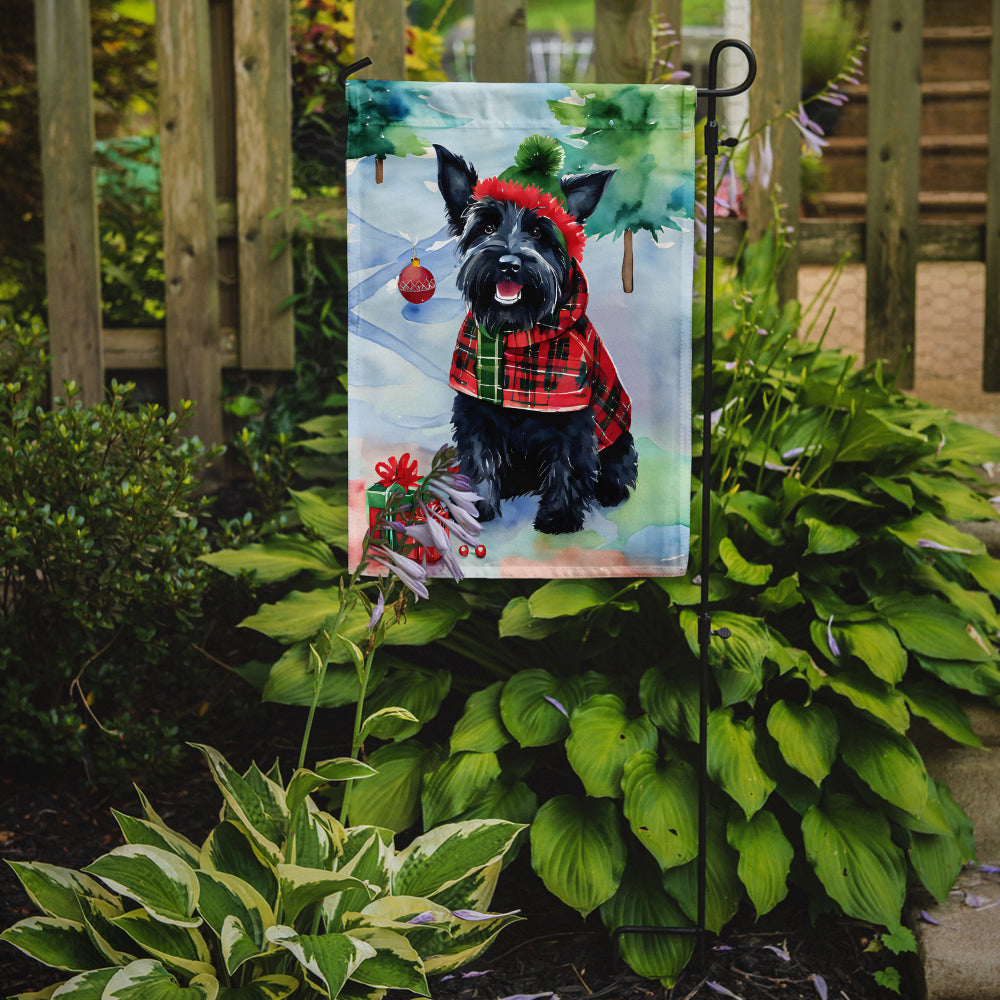 Scottish Terrier Christmas Garden Flag