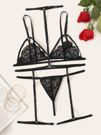 Lingerie Set with Neck and Leg Rings, Wholesale 1732