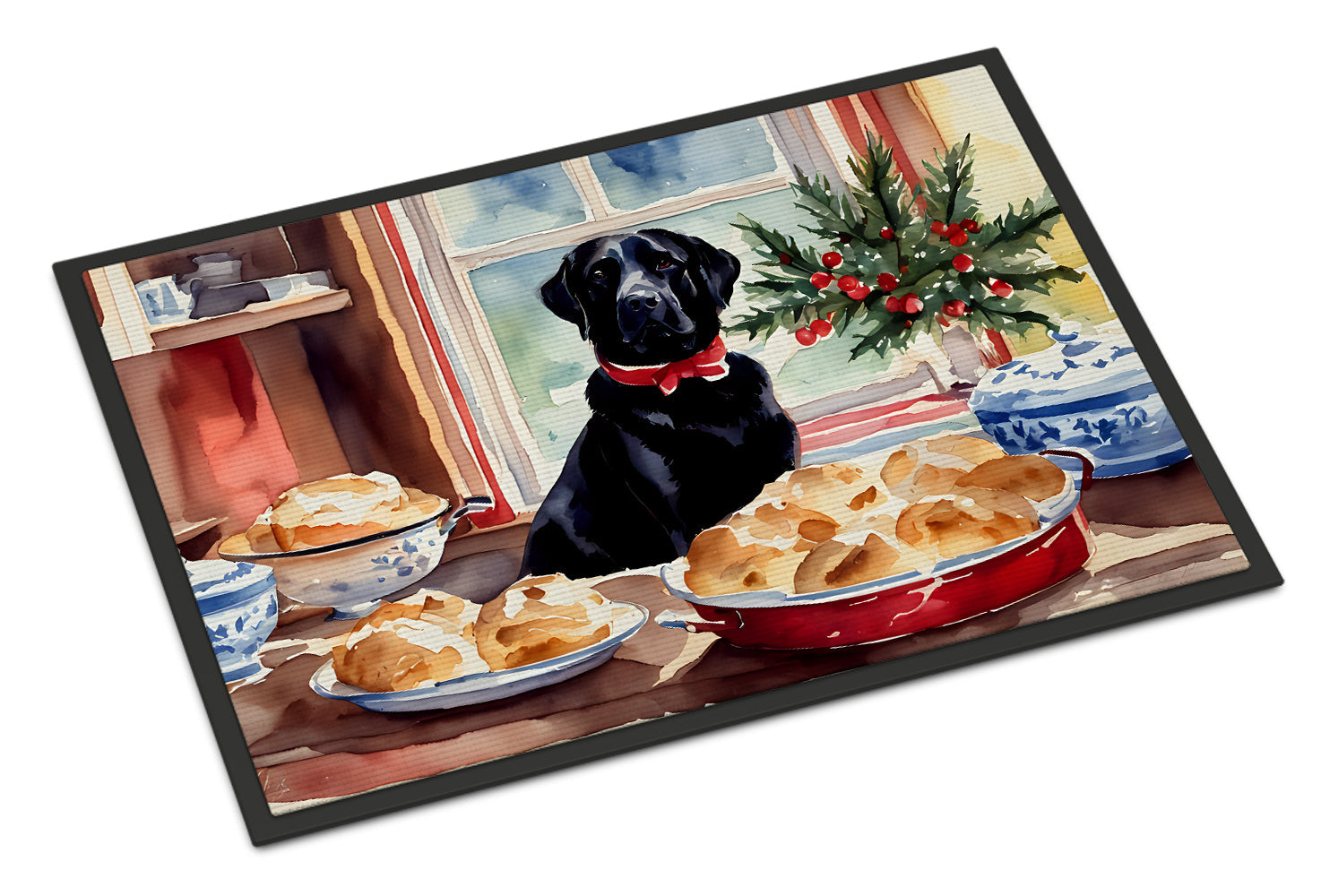 Labrador Retriever Christmas Cookies Doormat