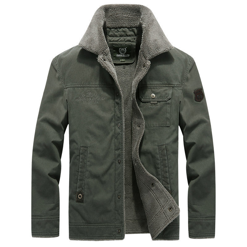 2024 Men's Cotton Padded Winter Parka Jacket