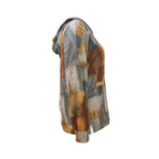 Elegant Long Sleeve Button Hooded Shirt Sweatshirt for Women | Streetwear