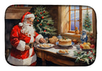 Cookies with Santa Claus Dish Drying Mat