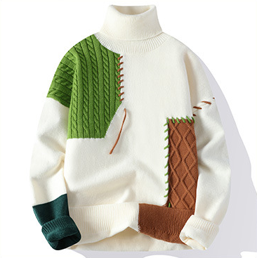 Apollo Sweater with Patchwork Design (One Piece)