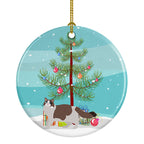 Ragdoll Cat Christmas Ceramic Ornament