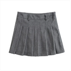 French Pinstripe Wool Blend Suit Skirt Set