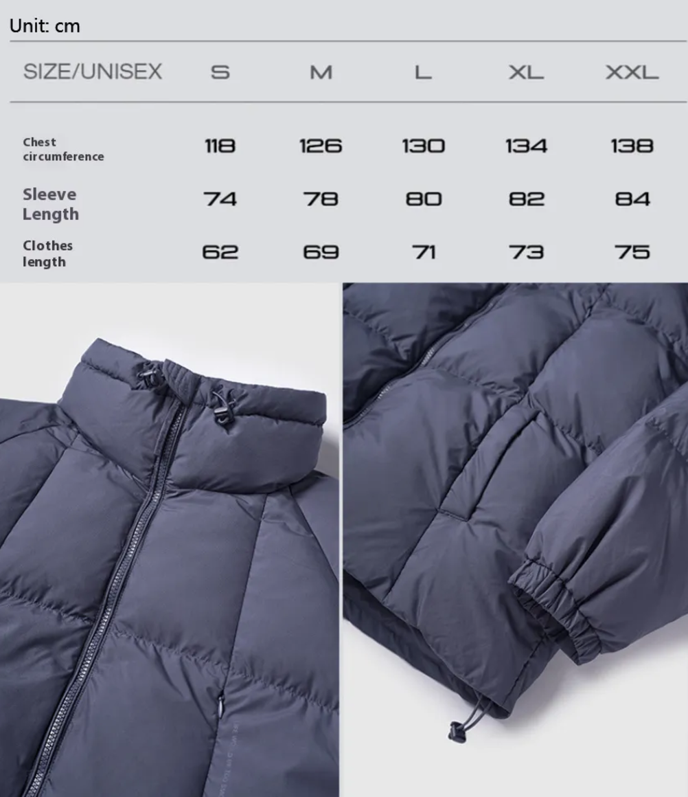 Men's Solid Turtleneck Jacket