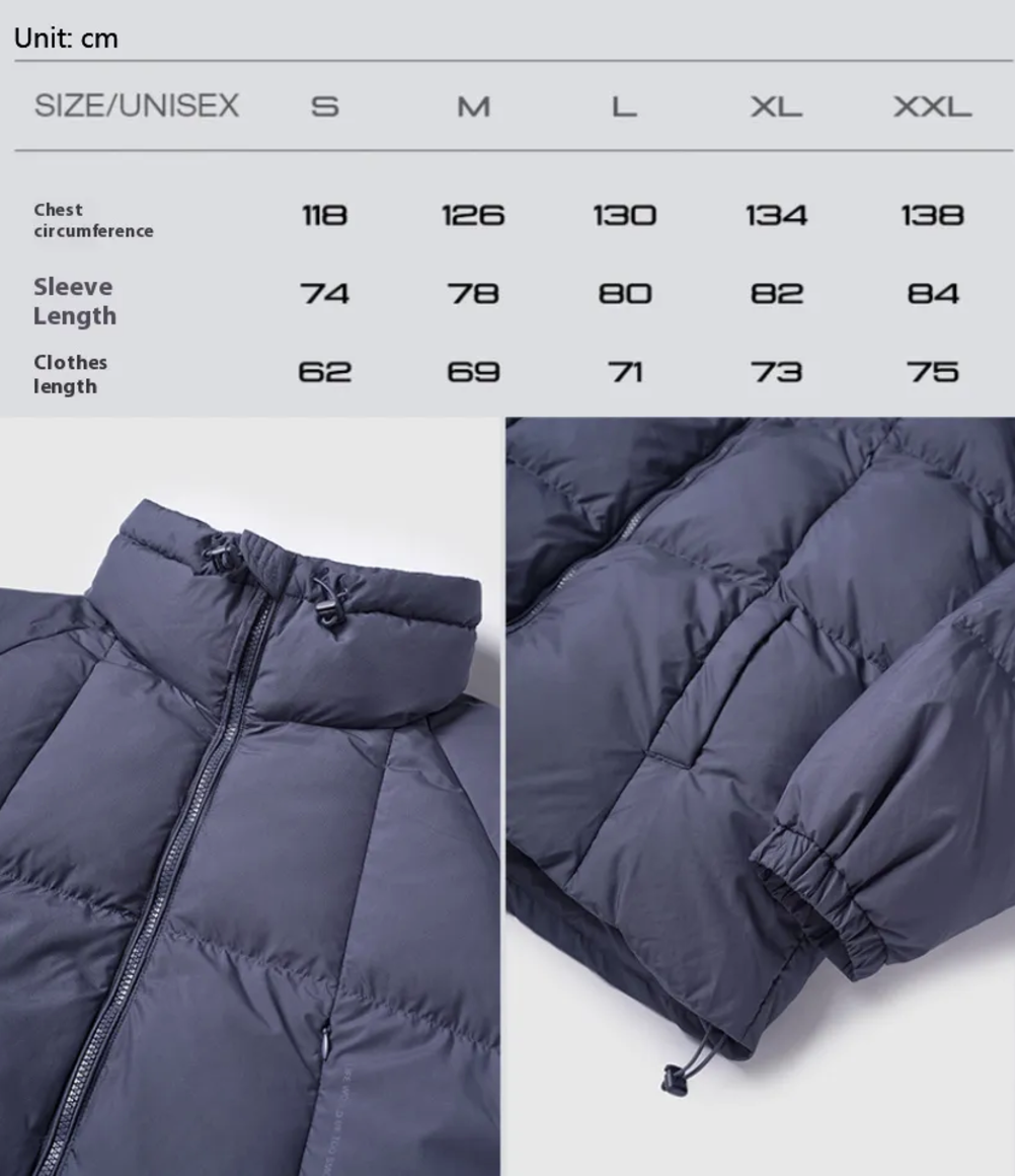 Men's Solid Turtleneck Jacket